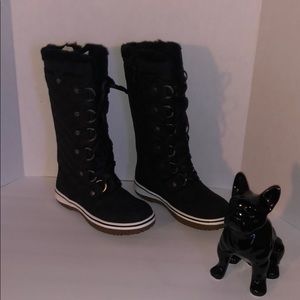 Women's Warm Faux Fur Lined Mid Winter Snow Boots